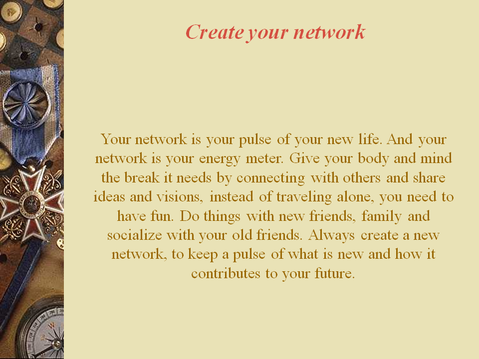Create Your Network
